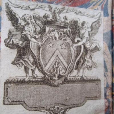 Ex-libris armorié.